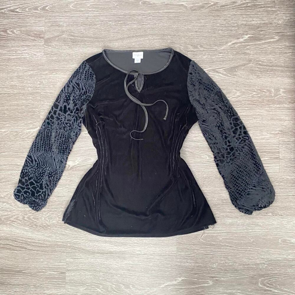 Vintage 90s jaclyn smith whimsigoth vampire blouse